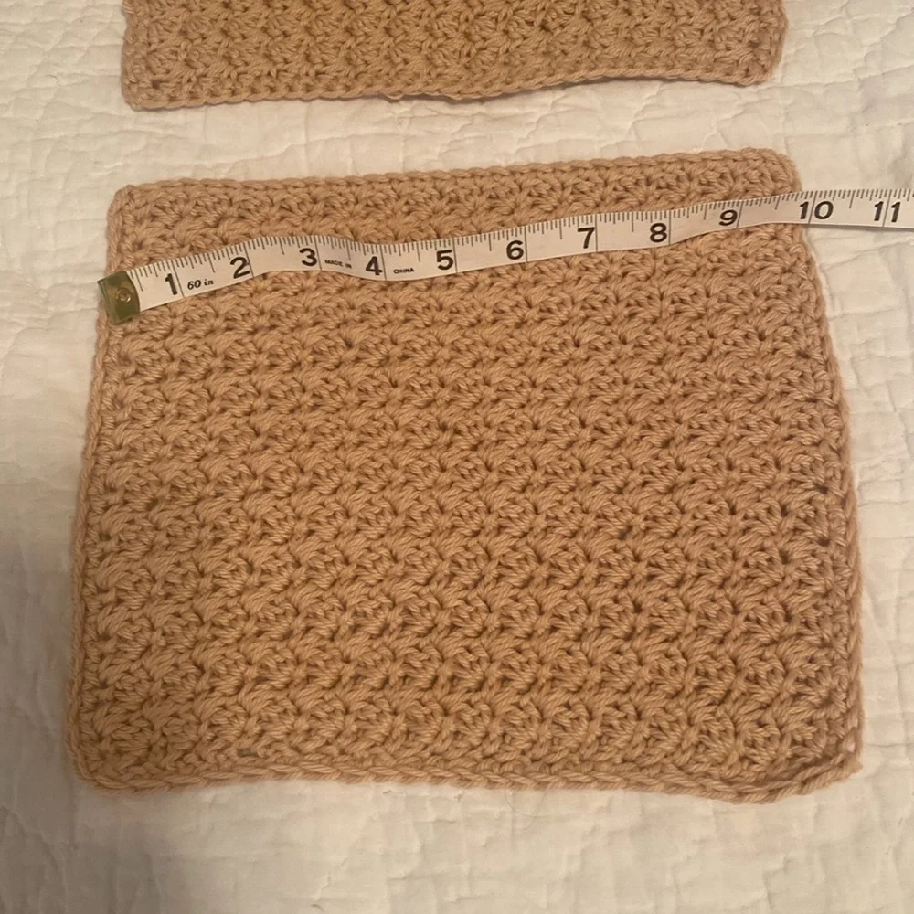 Handmade Cotton Washcloth Set of 2‎
